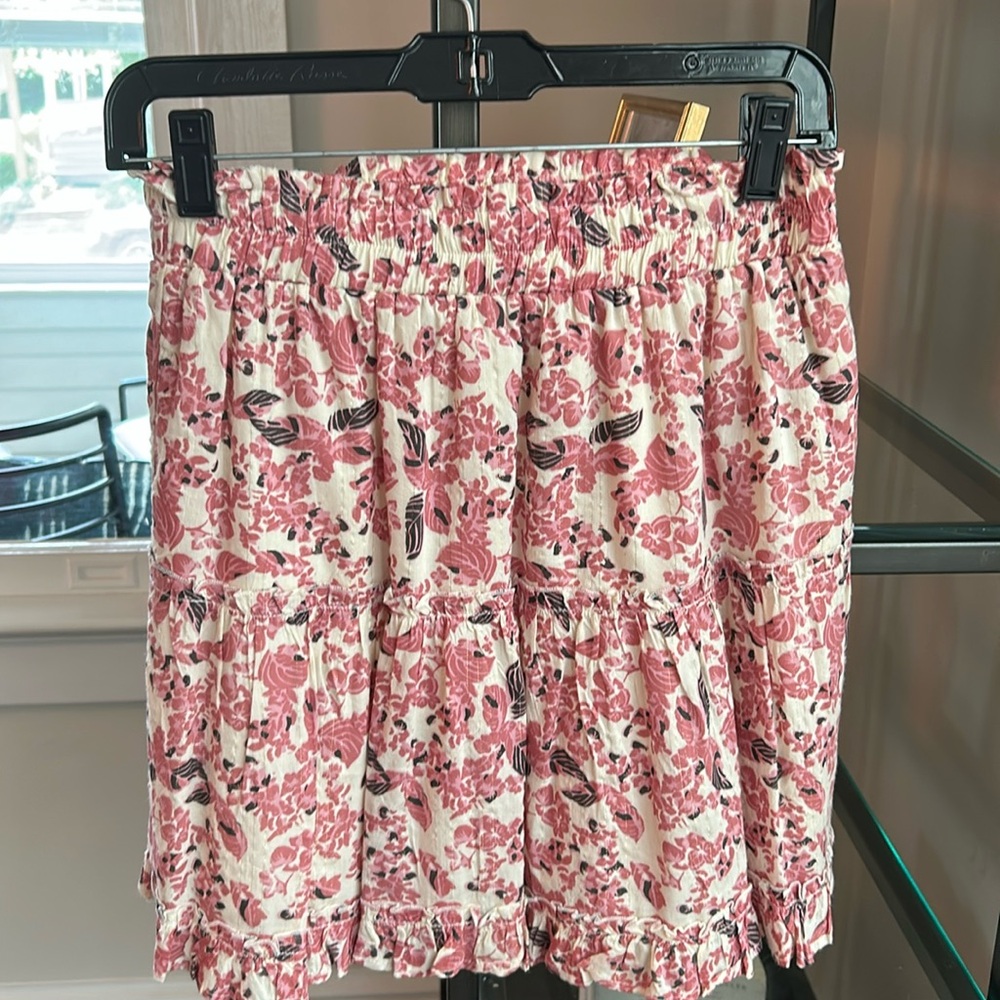 Bishop & Young mini floral skirt